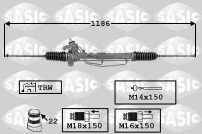 Sasic 7006142 рулевой механизм на VW CADDY II фургон (9K9A)