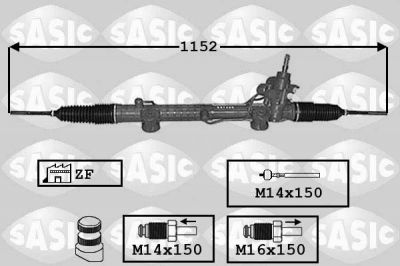 Sasic 7006160 Рейка рулевая MB E(W210) 2.0-5.5 96-03 с ГУР -servotronic