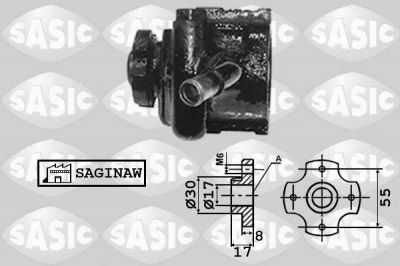 Sasic 7070019 гидравлический насос, рулевое управление на PEUGEOT BOXER фургон (230L)