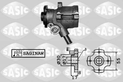 Sasic 7070032 гидравлический насос, рулевое управление на PEUGEOT 306 (7B, N3, N5)