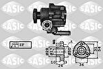 Sasic 7076009 гидравлический насос, рулевое управление на VW GOLF III (1H1)