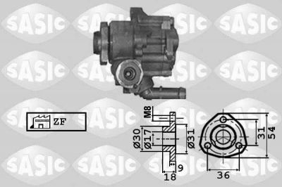 SASIC Насос гидроусилителя 00-07 (6N0145157X, 7076023)