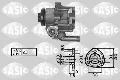 Sasic 7076024 гидравлический насос, рулевое управление на SEAT IBIZA II (6K1)