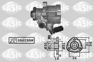 Sasic 7076039 гидравлический насос, рулевое управление на VW PASSAT Variant (3A5, 35I)