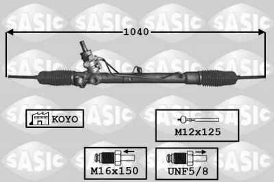 Sasic 7176001 рулевой механизм на TOYOTA YARIS VERSO (_NLP2_, _NCP2_)