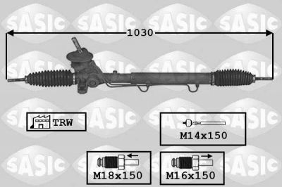 Sasic 7176029 рулевой механизм на VW SHARAN (7M8, 7M9, 7M6)