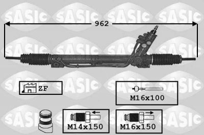 Sasic 7176034 рулевой механизм на 5 Touring (E39)