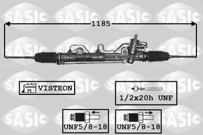 Sasic 7176041 рулевой механизм на FORD KA (RB_)