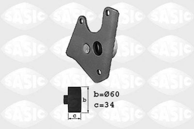 Sasic 8300130 паразитный / ведущий ролик, зубчатый ремень на PEUGEOT 406 Break (8E/F)