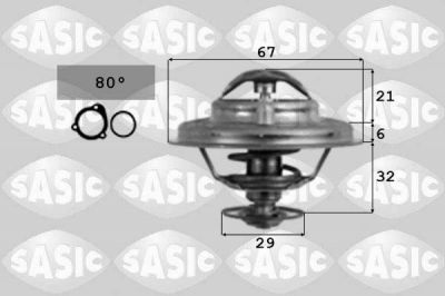 Sasic 9000087 термостат, охлаждающая жидкость на VW GOLF IV (1J1)