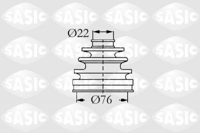 Sasic 9004697 комплект пылника, приводной вал на TOYOTA CARINA II (_T17_)