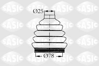 Sasic 9004720 комплект пылника, приводной вал на VW PASSAT (32B)