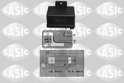 Sasic 9314001 реле, система накаливания на RENAULT 21 универсал (K48_)