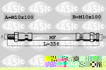 Sasic SBH0154 тормозной шланг на PEUGEOT 205 I кабрио (741B, 20D)