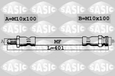 Sasic SBH0172 тормозной шланг на PEUGEOT 505 Break (551D)