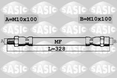 Sasic SBH6283 тормозной шланг на 5 (E60)