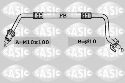 Sasic SBH6341 тормозной шланг на FORD TRANSIT c бортовой платформой/ходовая часть (V_ _)