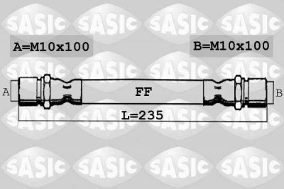 Sasic SBH6362 тормозной шланг на OPEL KADETT D (31_-34_, 41_-44_)