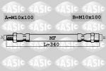 Sasic SBH6380 тормозной шланг на VW SCIROCCO (53B)