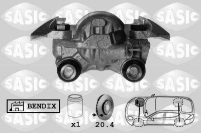 Sasic SCA0025 тормозной суппорт на PEUGEOT 205 II (20A/C)
