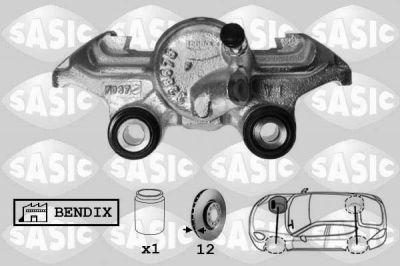 Sasic SCA4033 тормозной суппорт на RENAULT CLIO I (B/C57_, 5/357_)