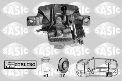 Sasic SCA6198 тормозной суппорт на VW SCIROCCO (53B)