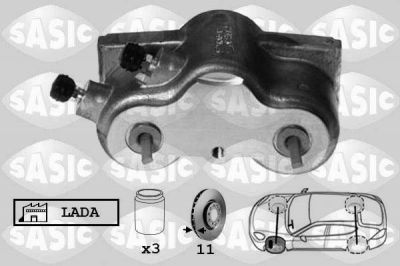 Sasic SCA6260 тормозной суппорт на LADA NIVA (2121)