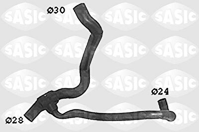 Sasic SWH4311 шланг радиатора на RENAULT CLIO I (B/C57_, 5/357_)