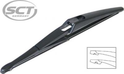 SCT GERMANY 9484 REAR WIPER щетка стеклоочистителя на RENAULT TWINGO II (CN0_)