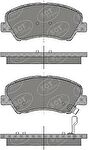 SCT GERMANY SP 667 PR комплект тормозных колодок, дисковый тормоз на HYUNDAI i20 (GB)