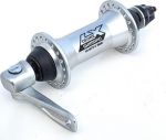 Втулка передняя, SHIMANO AHBM570AS LX(02) HB-M570 эксцентрик 36 спицширина вилки:100 эксцентрик:133мм, б/упаковки