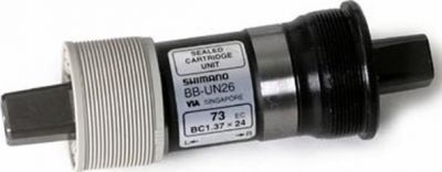 Каретка SHIMANO EBBES25C26, шлиц., вал: BSA 73 mm-126 б/болтов инд. упаковка