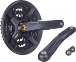 Система Shimano M351, 175мм, Кв, 44/32/22, с болтами, черн