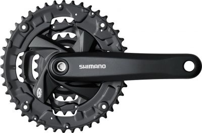 Система Shimano Altus, M371, 170мм, Кв, 44/32/22, с болтами, черн