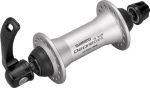 Втулка передняя, SHIMANO EHBM580B HB-M580 DEORE LX 32 спицы цв,серебр,, ширина вилки:100мм ось:108мм эксцентрик:133мм,