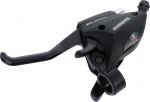 Шифтер/ручка тормоза SHIMANO ST-EF504 3X7 black для V-BRAKE, SHIMANO логотип, black, упак. ESTEF50P7AL