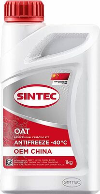 Sintec 6145010 Антифриз Sintec Antifreeze OEM China OAT red -40 1кг