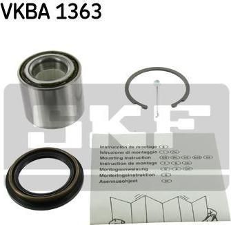 SKF VKBA 1363 комплект подшипника ступицы колеса на NISSAN SUNNY II (N13)