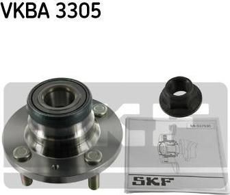 SKF VKBA 3305 комплект подшипника ступицы колеса на MITSUBISHI COLT IV (CA_A)