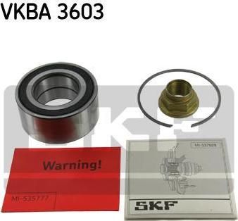 SKF VKBA 3603 комплект подшипника ступицы колеса на LAND ROVER FREELANDER Soft Top (LN_)