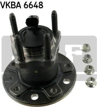 SKF VKBA 6648 комплект подшипника ступицы колеса на OPEL ZAFIRA B Van