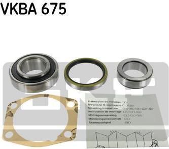 SKF VKBA 675 комплект подшипника ступицы колеса на TOYOTA CELICA купе (RA4_, TA4_)