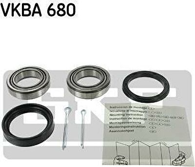 SKF VKBA 680 комплект подшипника ступицы колеса на NISSAN CHERRY II Traveller (VN10)
