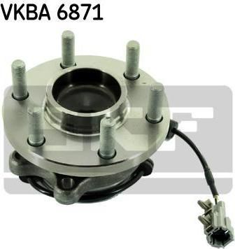 SKF VKBA 6871 комплект подшипника ступицы колеса на NISSAN NAVARA (D40)