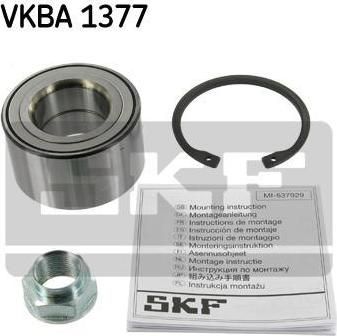 SKF VKBA1377 Подшипник ступ.HONDA CIVIC/CRX/ROVER 200 83-91 пер.