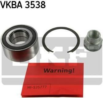 SKF VKBA3538 Подшипник ступицы к/кт