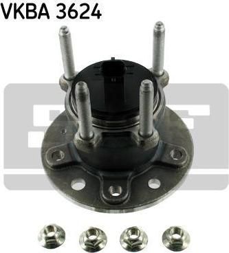 SKF VKBA3624 Ступица с подшипником OPEL VECTRA C 03- зад. (1604314)