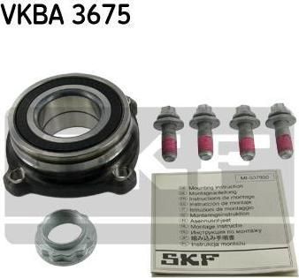 SKF VKBA3675 Ступица с подшипником E60/E61/E65/X5(E53) зад. (R5032)