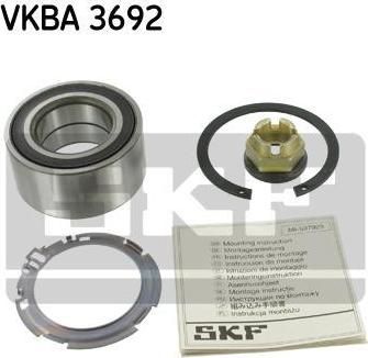 SKF VKBA3692 Подшипник ступицы RENAULT KANGOO/MEGANE/SCENIC передний