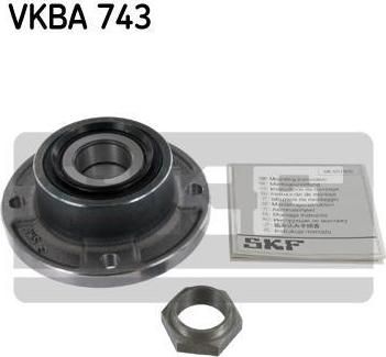 SKF VKBA743 Подшип ступ зад PEUGEOT 305/405